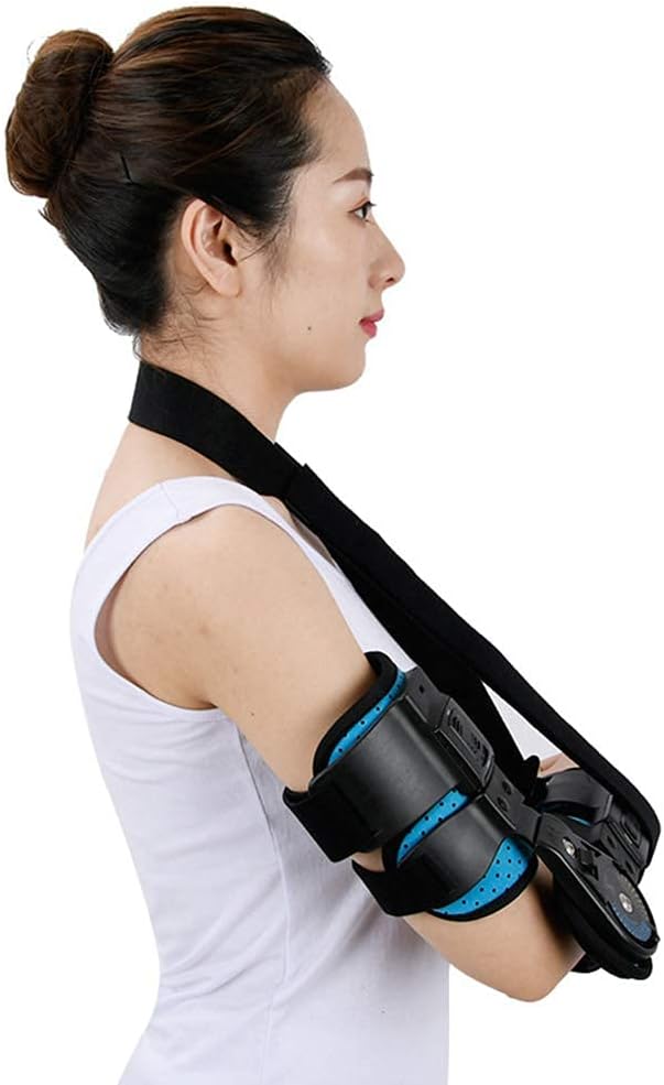Shoulder Arm Sling Adjustable Arm Sling Elbow Brace Fixation Orthosis Sling, Arm Immobilizer Brace for Shoulder Injury Rotator Cuff, Pr Recovery Support for Arm El