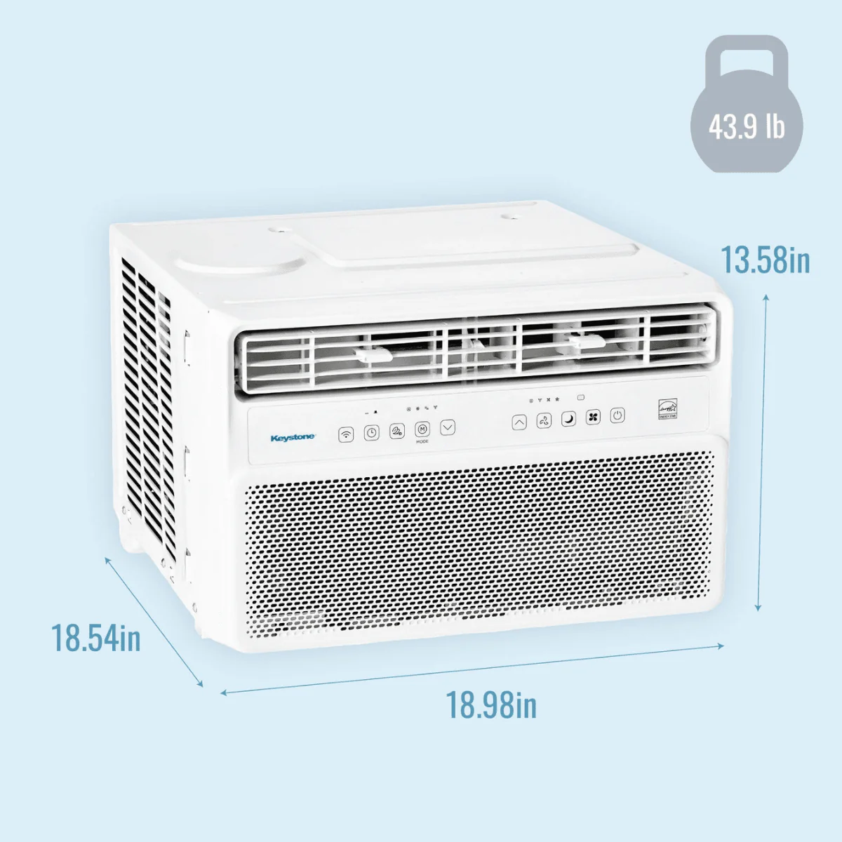 Keystone 8,000 BTU Inverter Window Air Conditioner