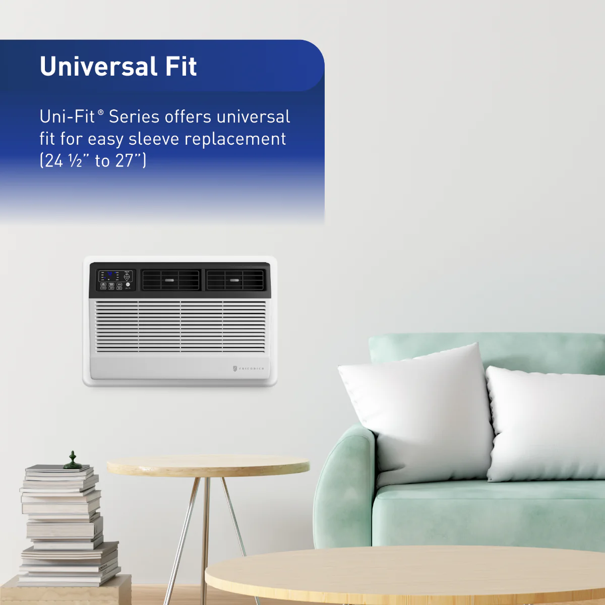 Friedrich Uni-Fit 12,000 BTU Through-the-Wall Air Conditioner with Heat