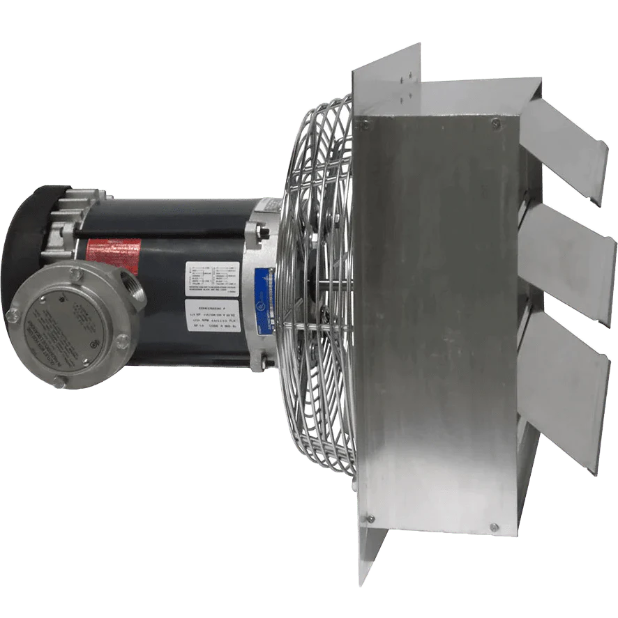 Canarm AX 14-In. Explosion Proof Aluminum Wall Mount Shutter Exhaust Fan