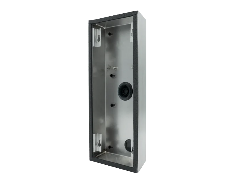 DoorBird Surface-Mounting Housing (Backbox) for D2102V/D2103V/D2101FV Fingerprint 50/D2101FV EKEY/D2101TFV IP Video Door Stations in Stainless Steel V4A