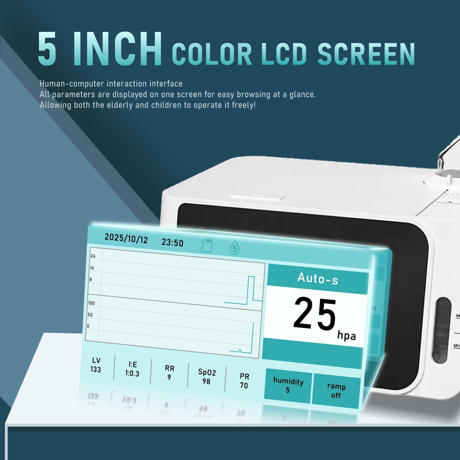 CPAP Auto Bipap Machine with Humidifier for Sleep Apnea Ues Home and Travel (Over The Counter & only for Home)