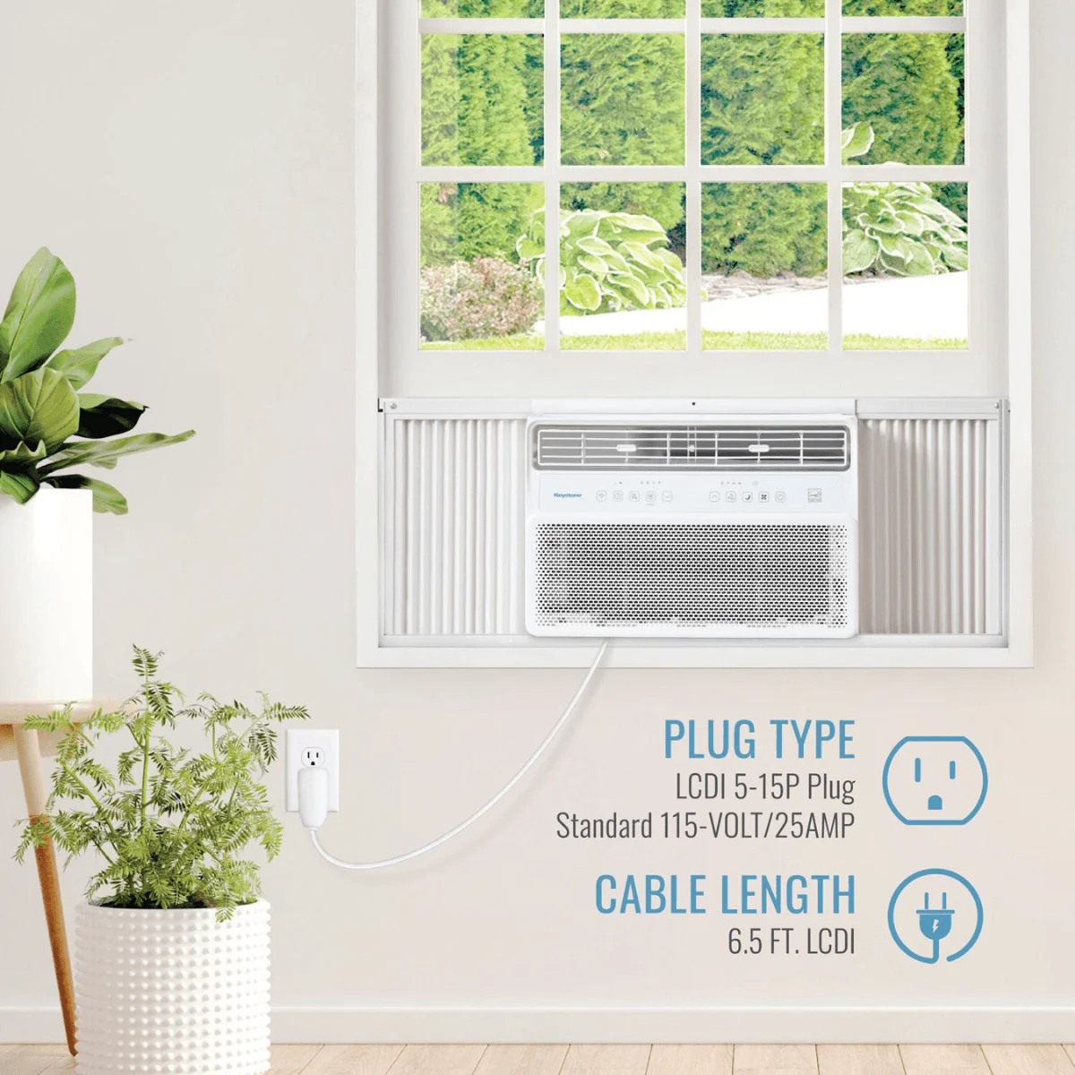 Keystone 8,000 BTU Inverter Window Air Conditioner