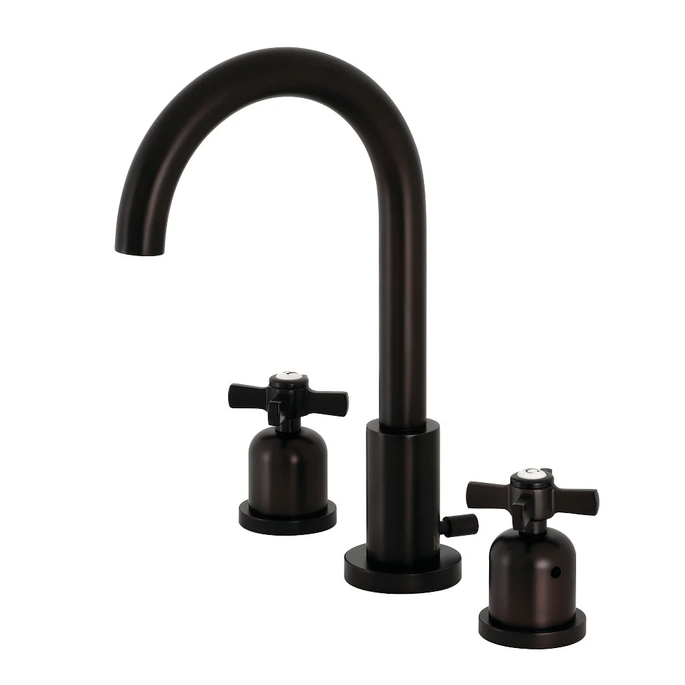 Kingston Brass Millennium Widespread Bathroom Faucet with Brass Pop-Up, Oil Rubbed Bronze (FSC8925ZX)