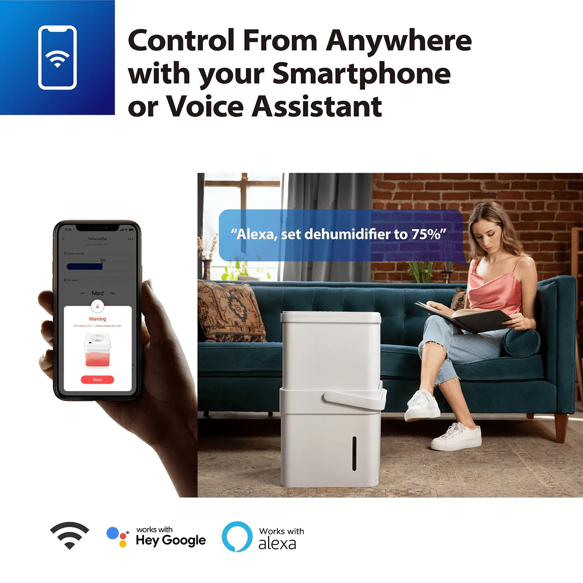 Midea Cube 20 Pint Smart Dehumidifier