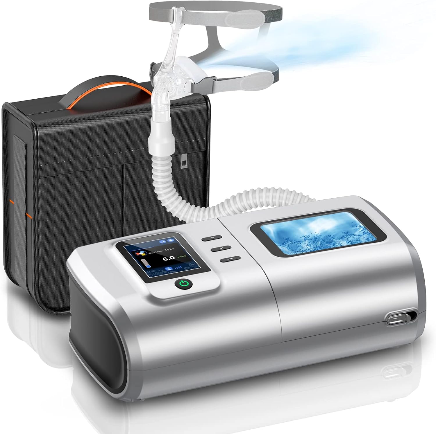 REMSTAR Plus CPAP System - Portable Auto CPAP Machine with Humidifier for Sleep Apnea,Ues for Home and Travel