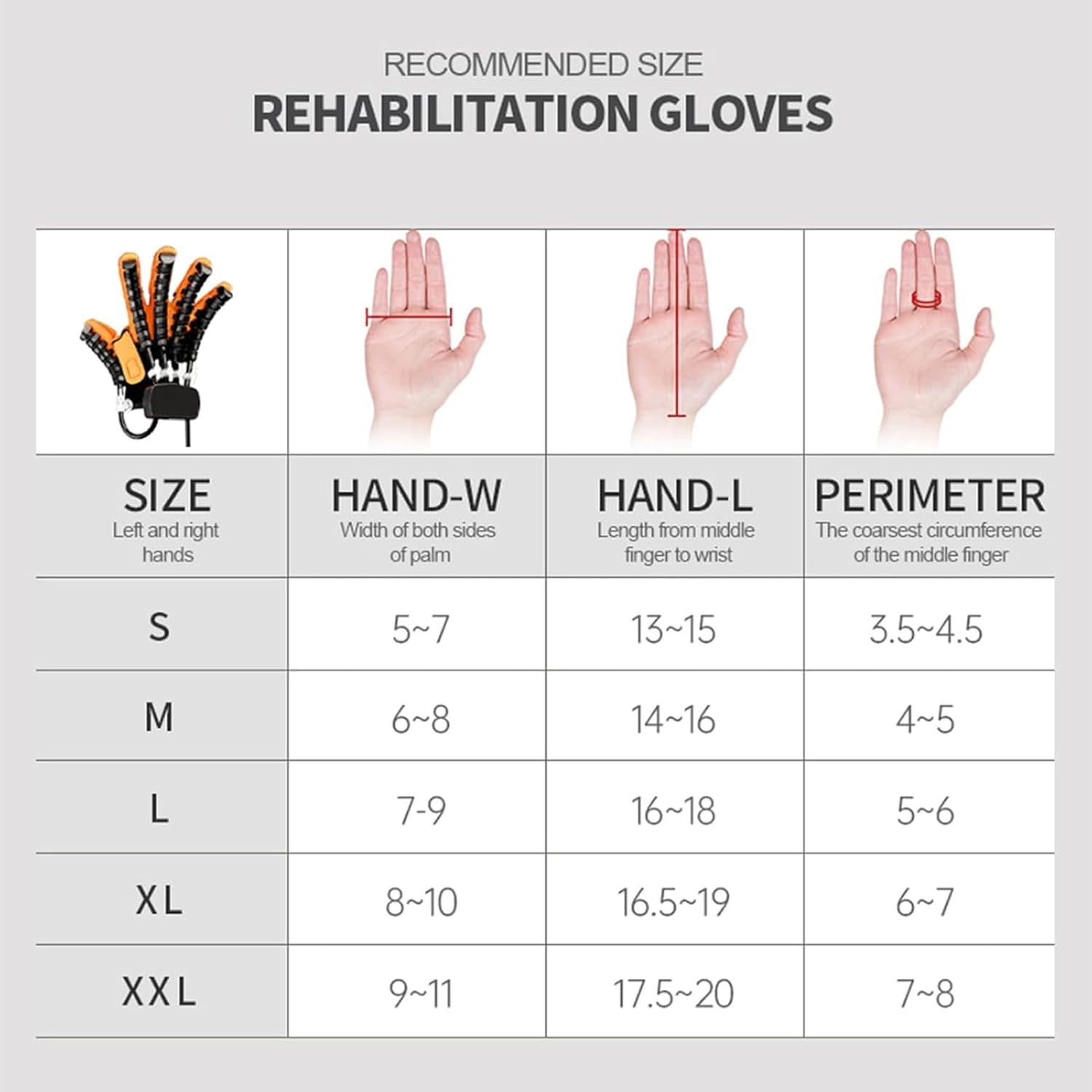 2025 Upgrade Rehabilitation Robot Gloves, Stroke Recovery Equipment, Three Levels Adjustable Heating Function, for Relieve Muscle Tension