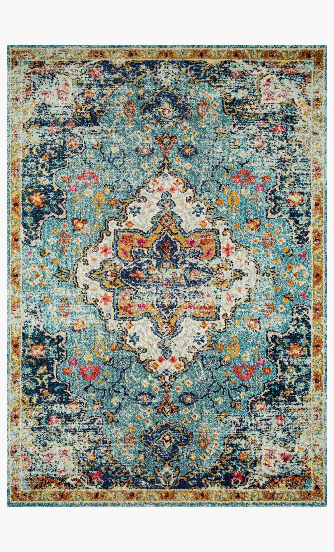Loloi II Nadia Collection - Transitional Power Loomed Rug in Blue & Midnight (NN-04)