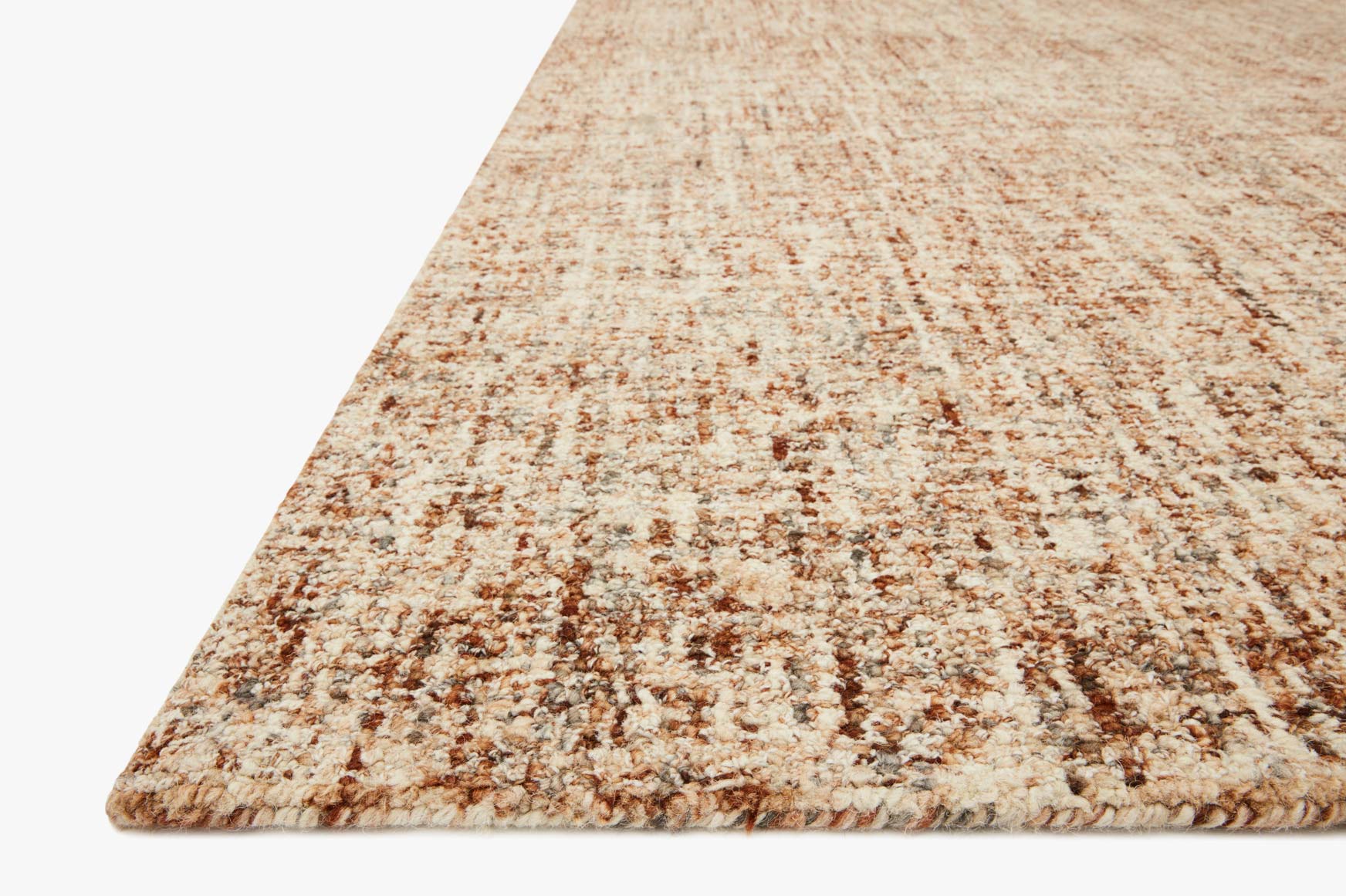 Loloi Harlow Collection - Contemporary Hand Tufted Rug in Rust & Charcoal (HLO-01)