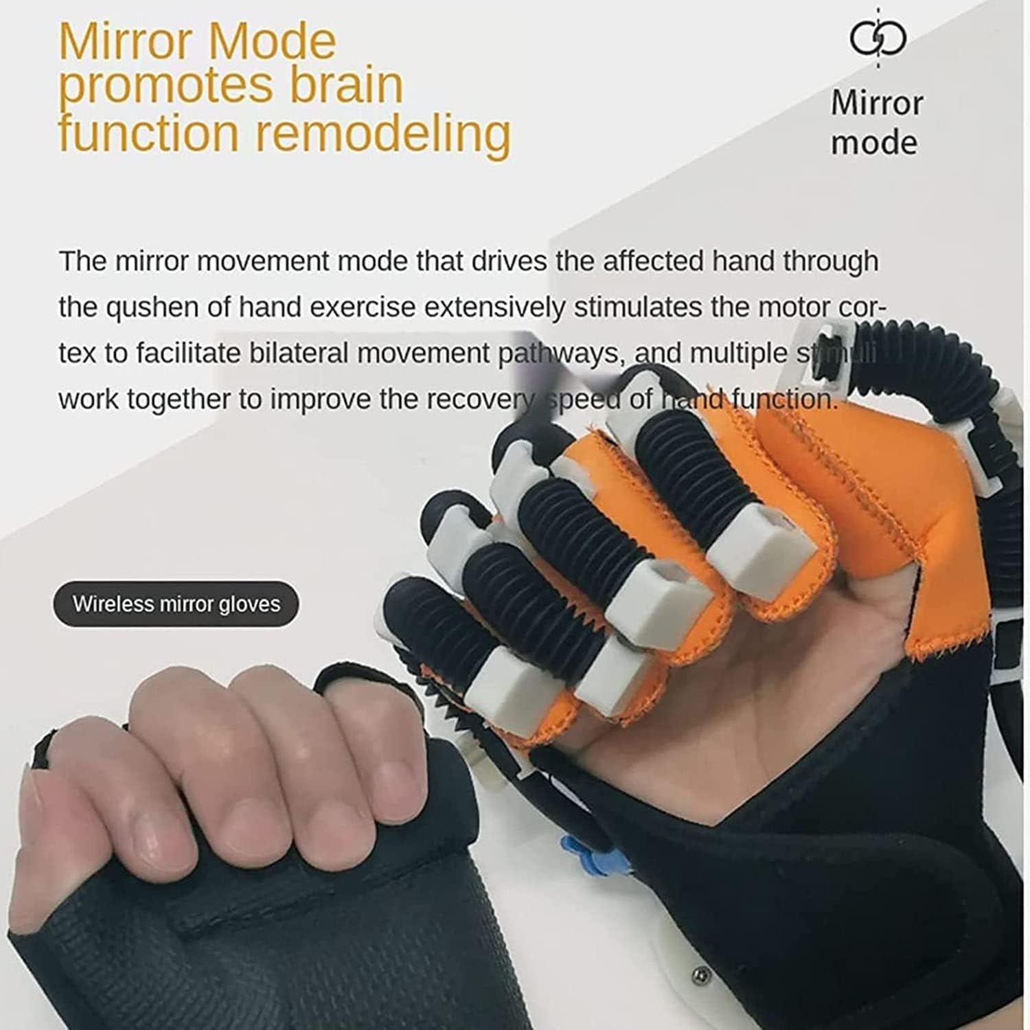 KouRy Self-Training Rehabilitation Robot Gloves, Hand Rehabilitation Device for Stroke Hemiplegia Finger Rehab Training Orthotics Training Intensity Can Be Adjusted (Size : Righthand XL)