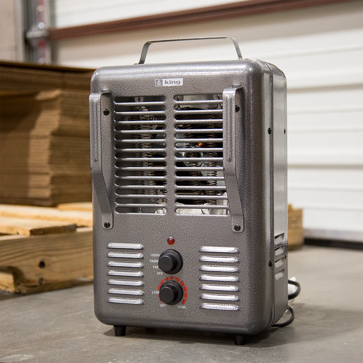 King Electric PHM-1 1500-Watt Portable Milkhouse Utility Heater