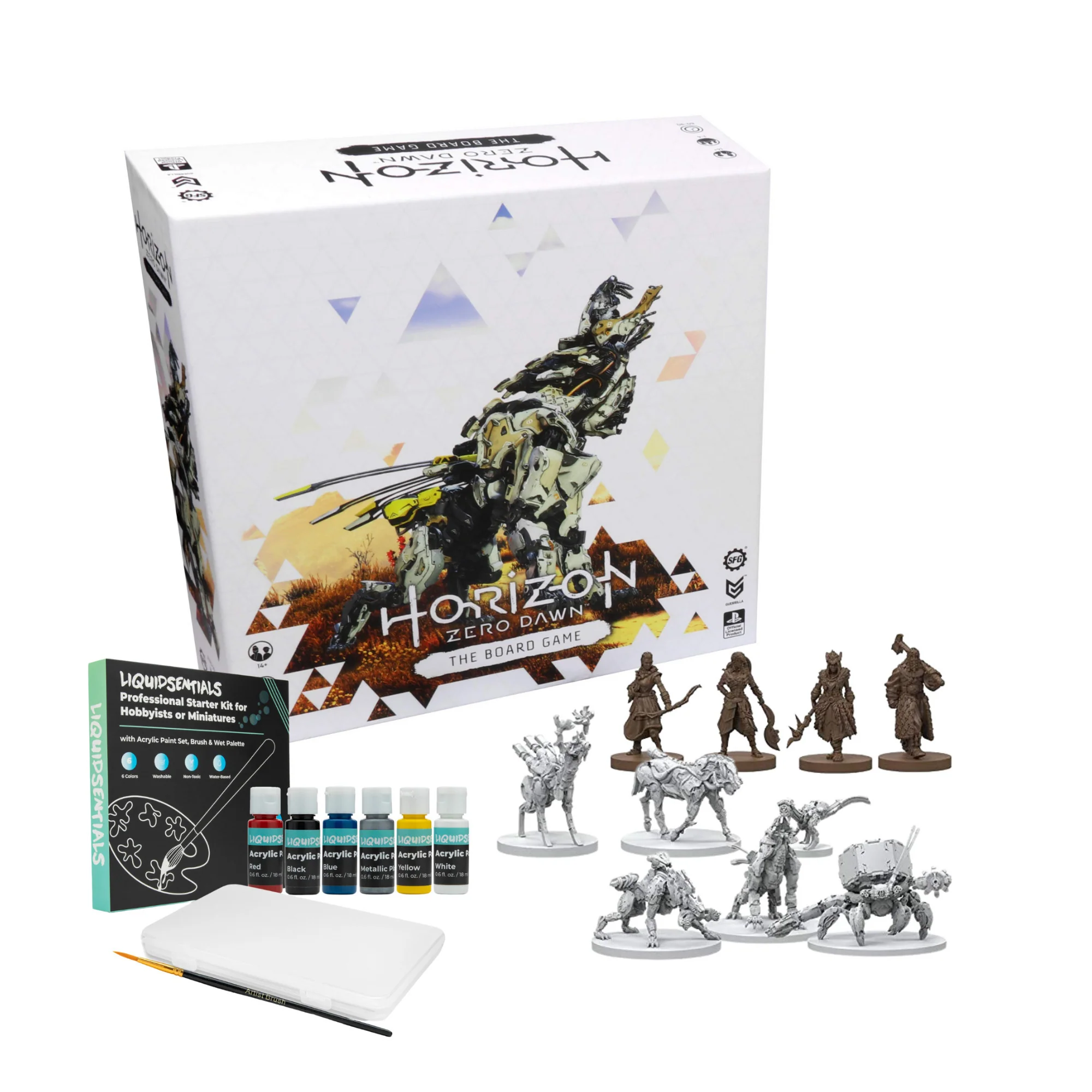 Horizon Zero Dawn The Board Game with Paint and Wet Palettes
