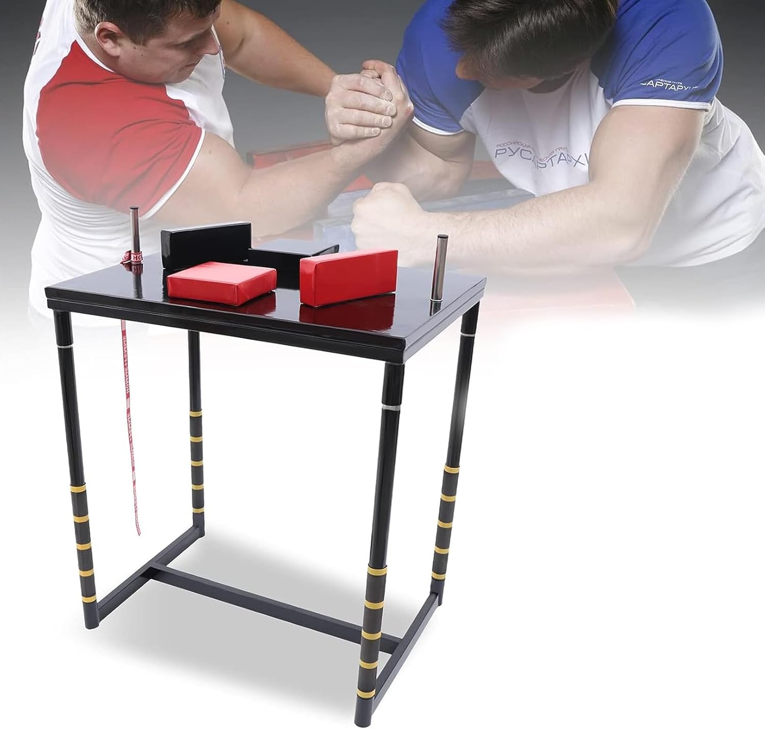 Professional Arm Wrestling Battle Table, Home Gym Club Heavy Duty Armwrestling Tables Board, Standard Fitness Equipment for Competition Training