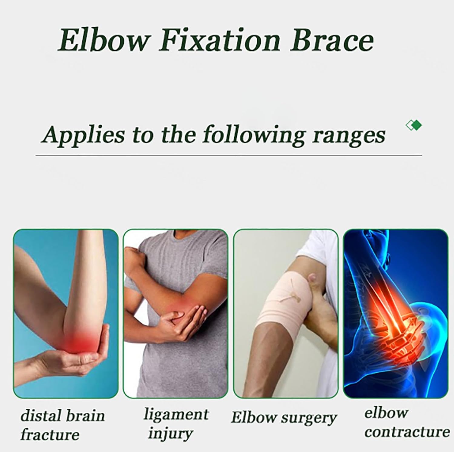 ROM Hinged Elbow Brace Adjustable Post OP Elbow Splint Immobilizer Arm Support Splint Orthosis Orthotics Arm Injury Recovery, Arm Ligament and Tendon Repairs,Right (Right