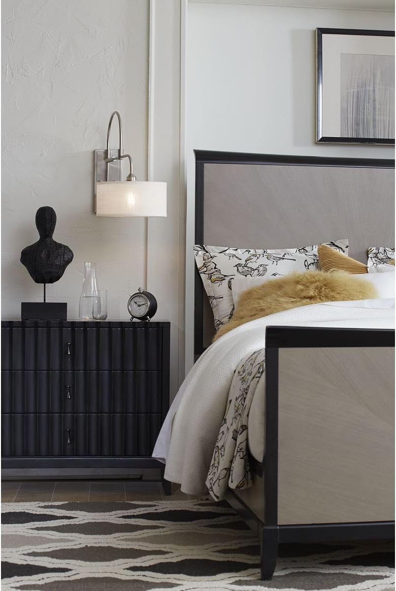 Progress Lighting Kempsey Collection One-Light Swing Arm Wall Bracket, Nickel, 19-3/4