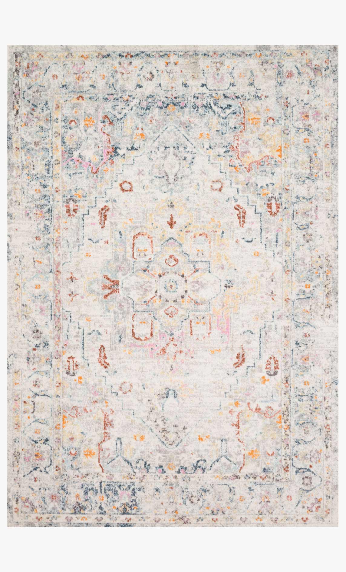 Loloi Clara Collection - Transitional Power Loomed Rug in Lt Grey (CLA-04)