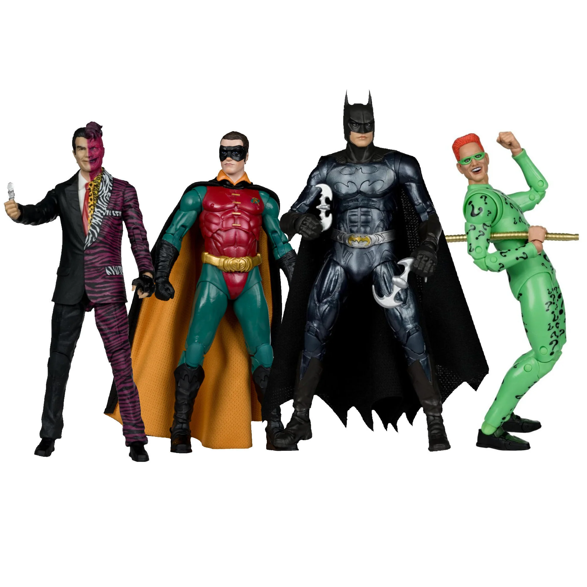 McFarlane Toys - DC - BAF Batman Forever Movie Figurines Bundle