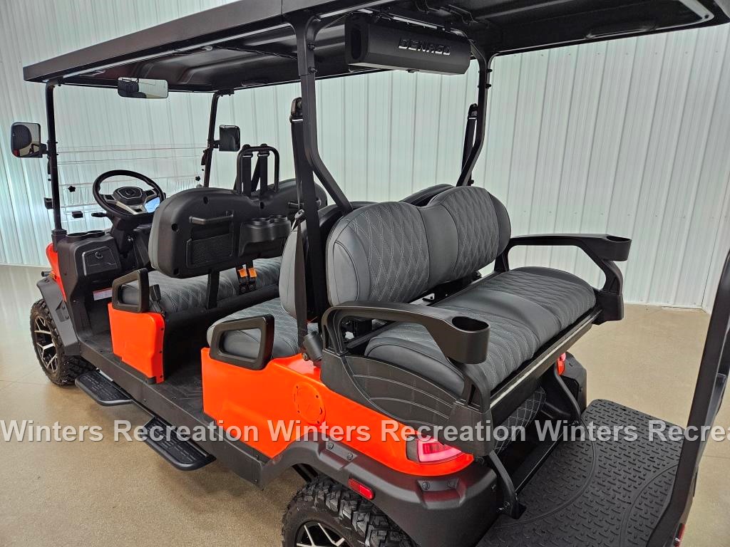 2025 Denago Rover XL6 Lithium Ion Golf Cart, Lava