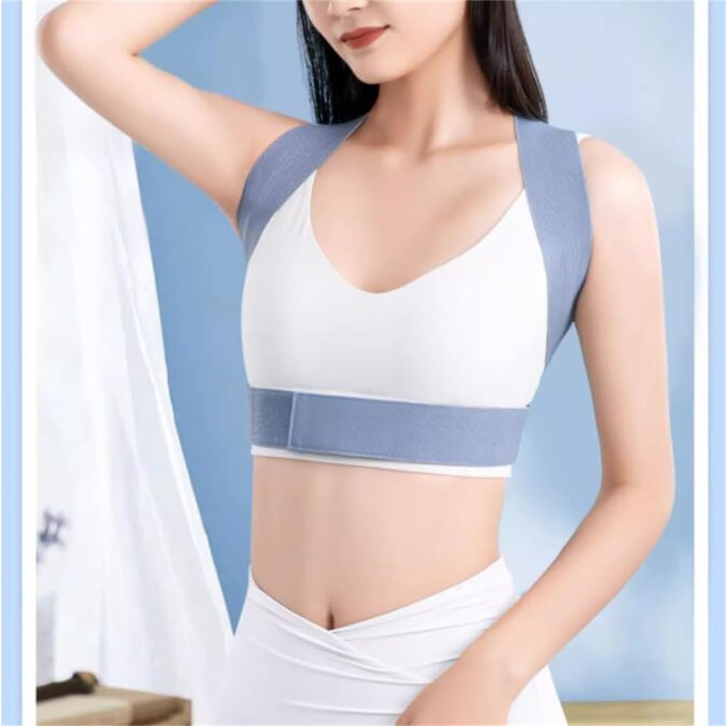 Correct Sitting Posture Spine Column Side Bend Straight Back Hunchback Orthotic Posture Belt(Large)