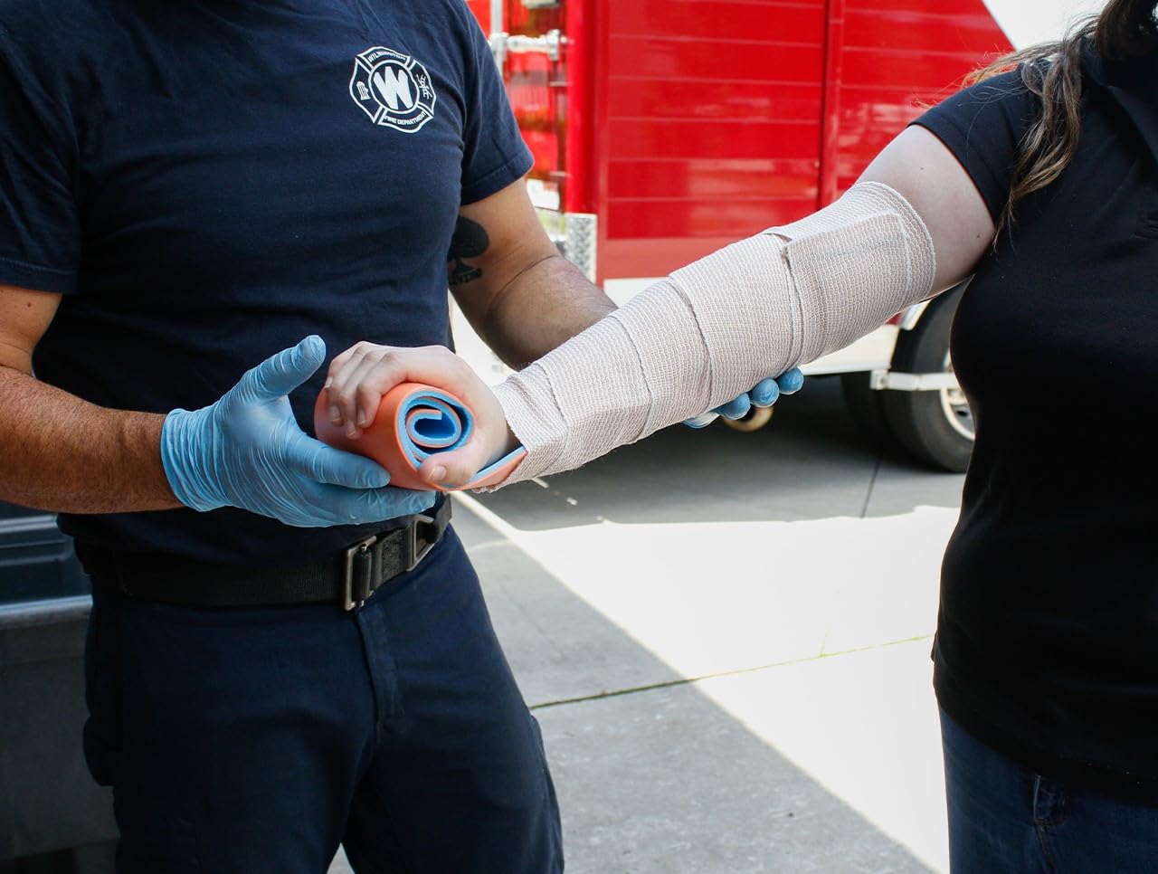 36 Inch First Aid Splint Roll Pack - Waterproof Reusable Lightweight Combat Field Splint For Bone Fracture (12 Pack)