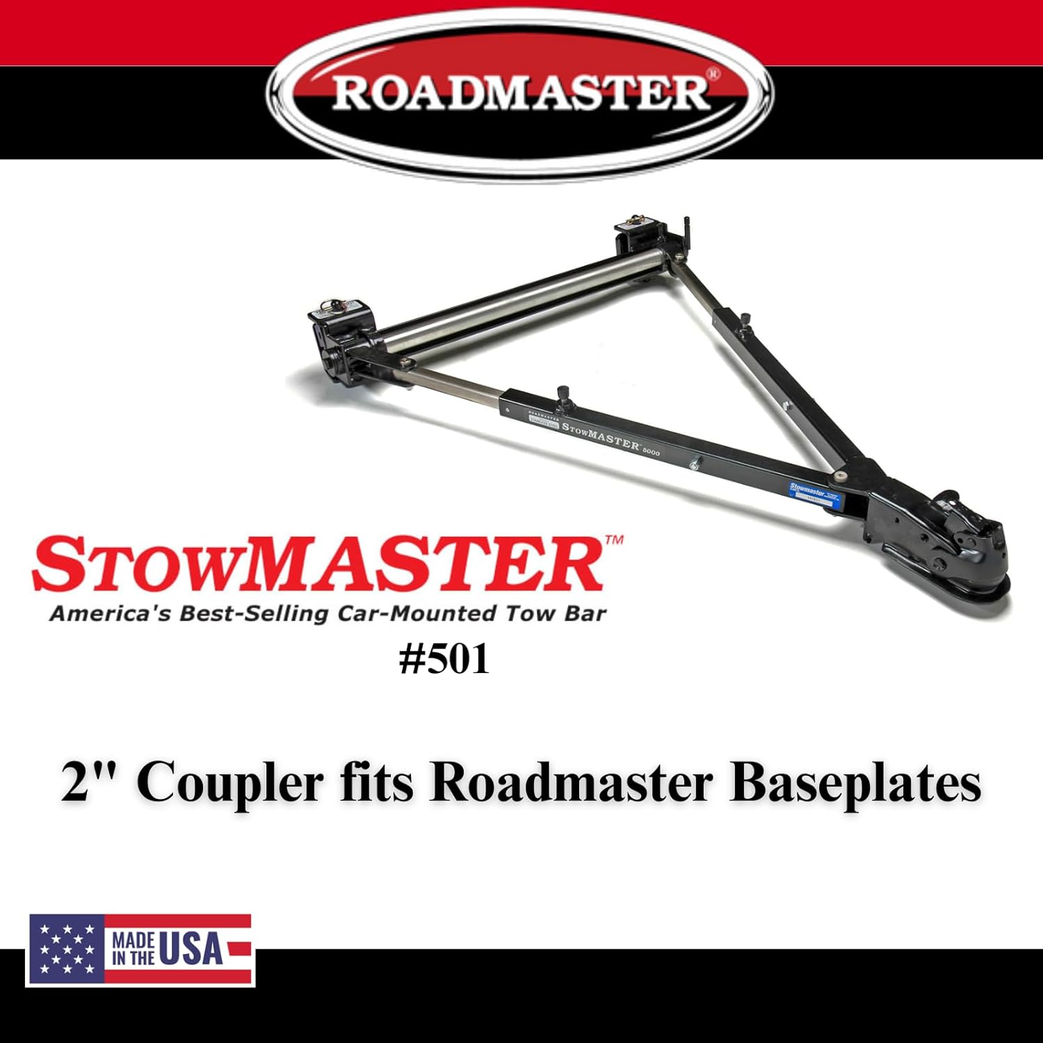 Roadmaster 501 Stowmaster Tow Bar with 2