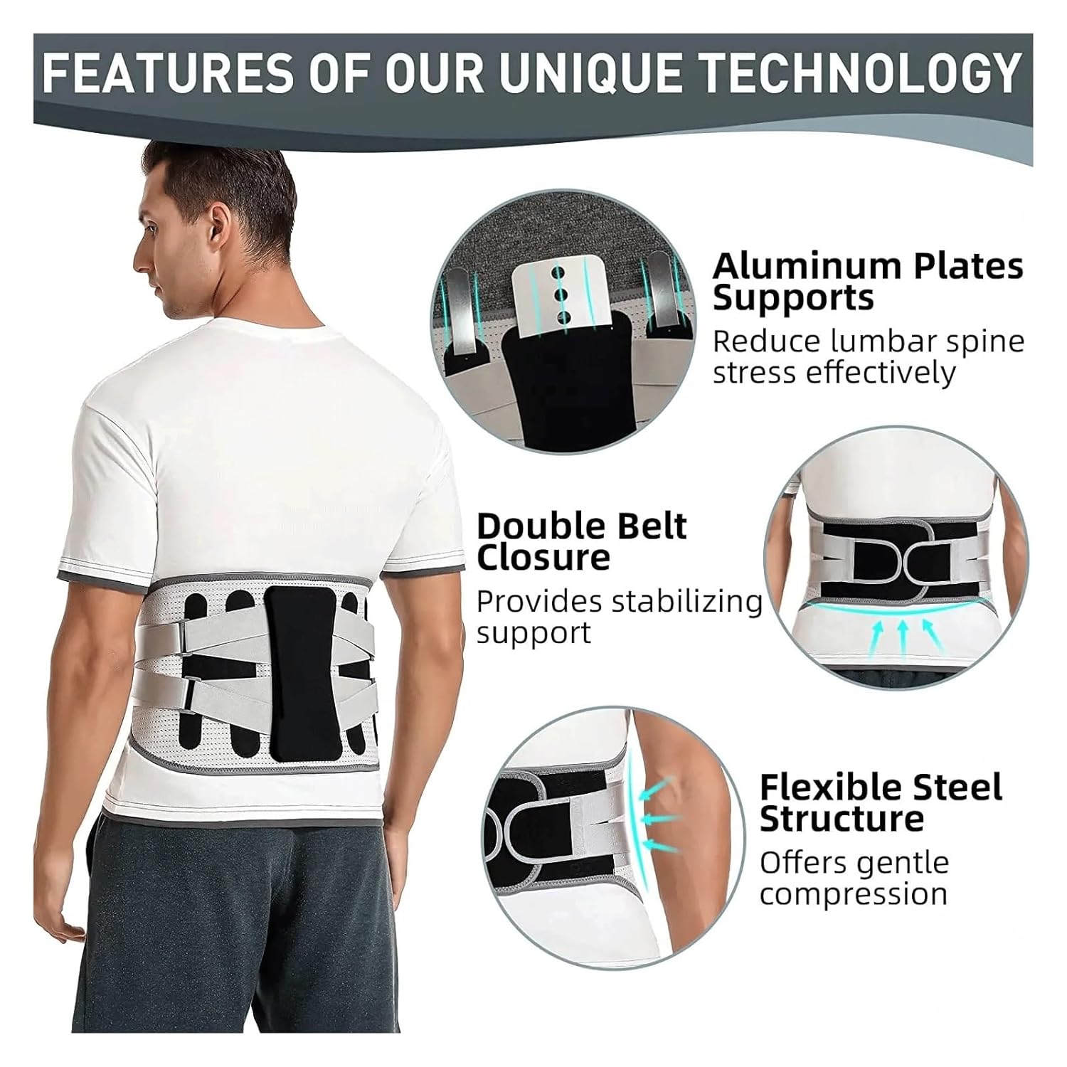 Lumbar Support Belt Disc Herniation Orthopedic Strain For Back Posture Spine Decompression Brace Dropshipping(Medium)