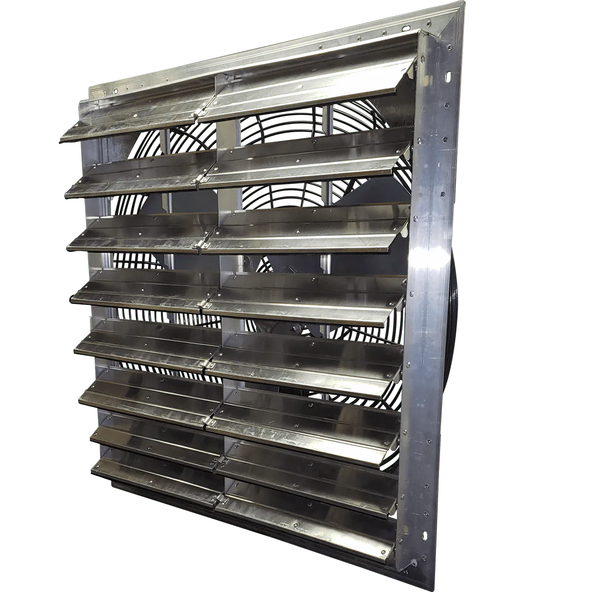 Hessaire 30-Inch Shutter Mounted Single Speed Exhaust Fan