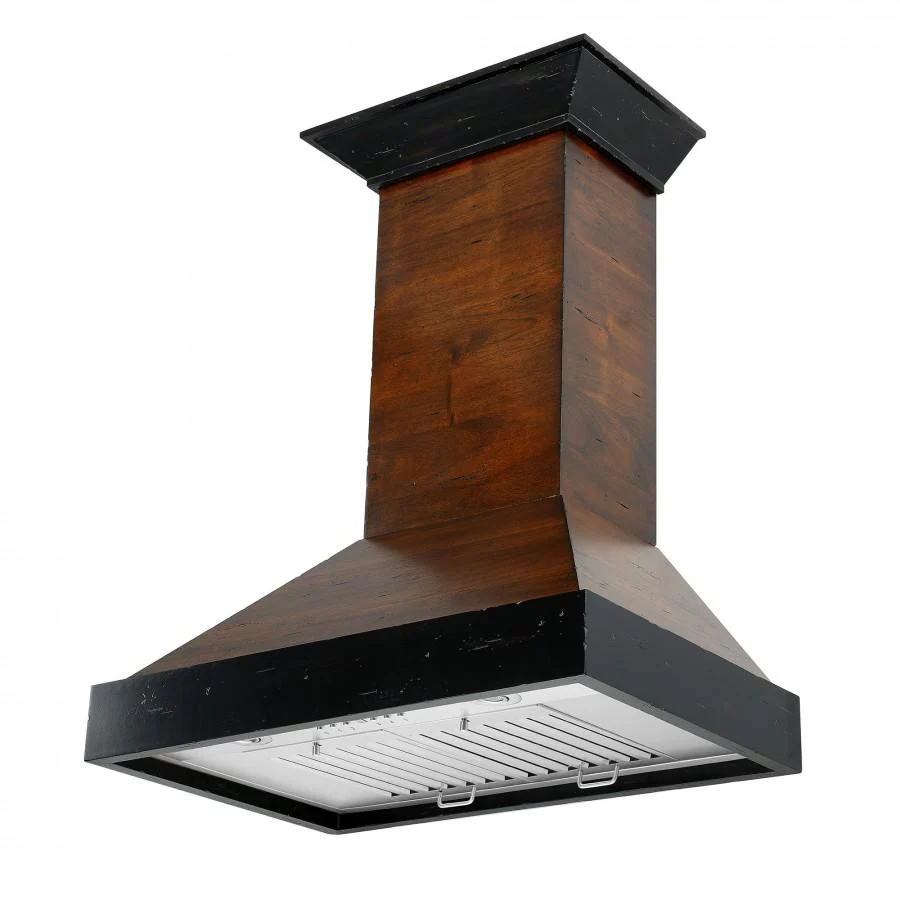 ZLINE 42-Inch Wooden Wall Range Hood, Crown Molding (KBAR-42)