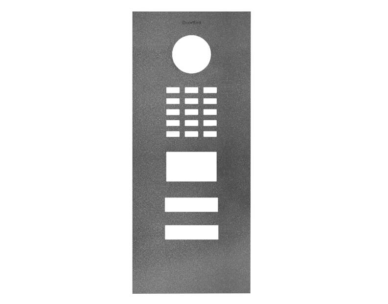 DoorBird Front Panel for D2102V in DB 703 Stainless Steel