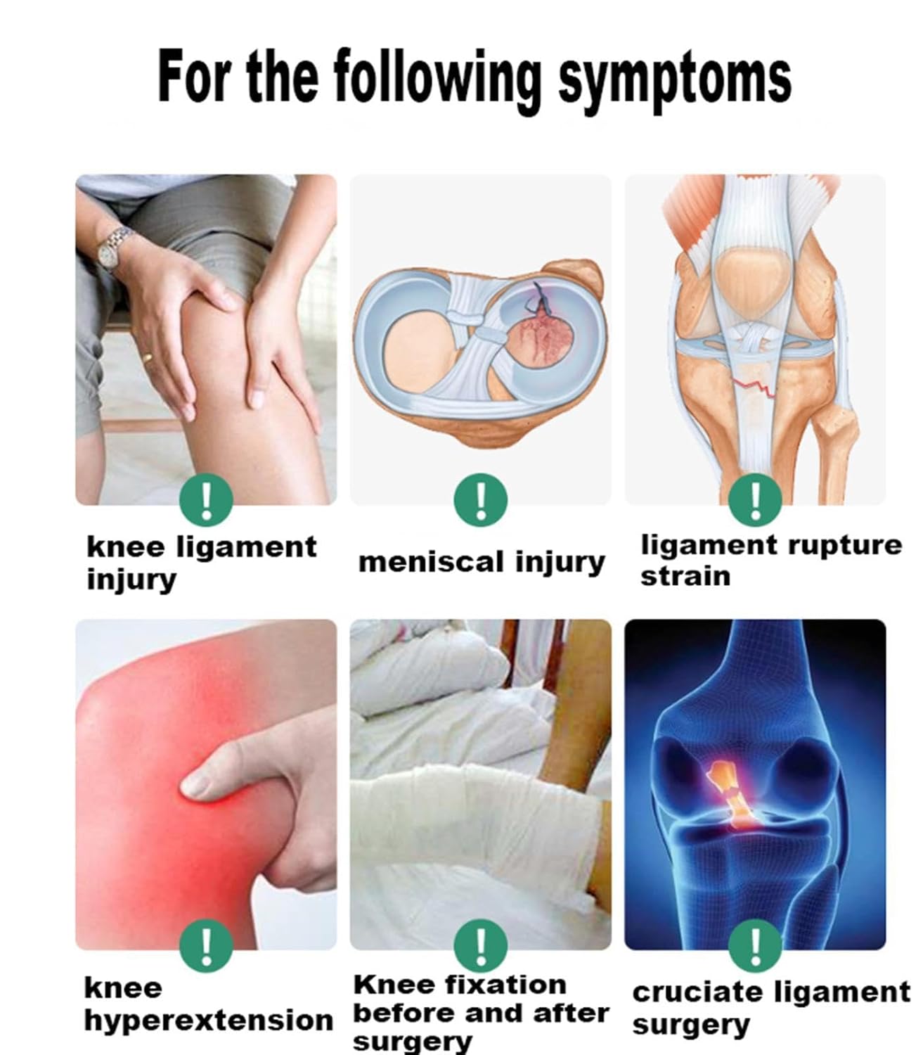 Hinged Knee Brace Knee Immobilizer Post Op Adjustable Knee Leg Support Stabilizer Orthotics for Women and Men for ACL, MCL and PCLInjury,Meniscus Tear,Osteoarthritis(