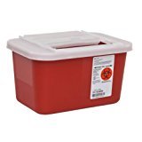 Mfr#31143699 - Sharps Container 1 Gallon Red Base (Case of 32) by Kendall/Covidien