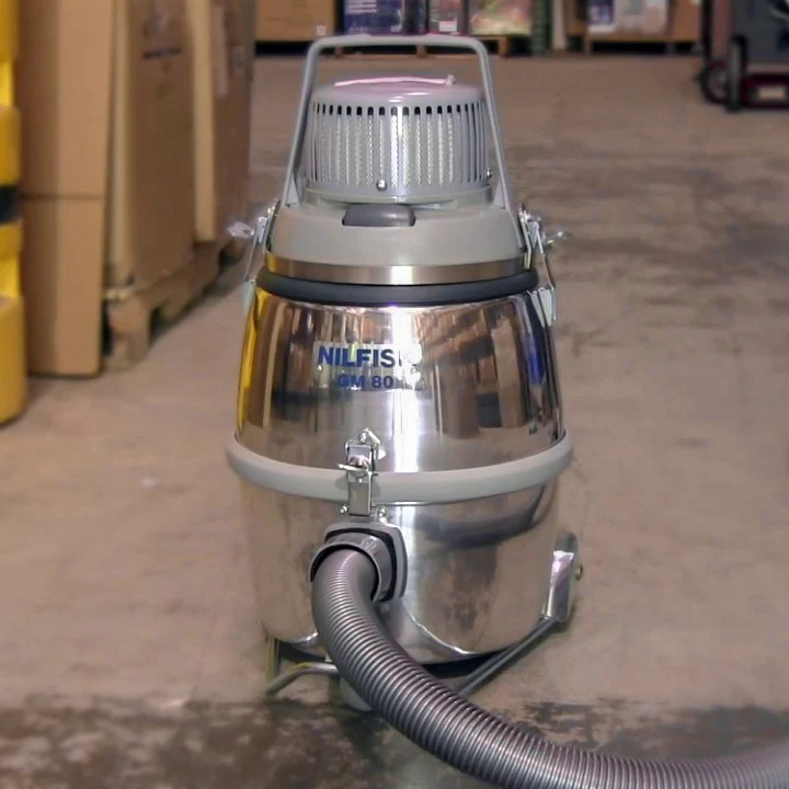 Nilfisk GM-80 Canister Light Industrial Vacuum - HEPA