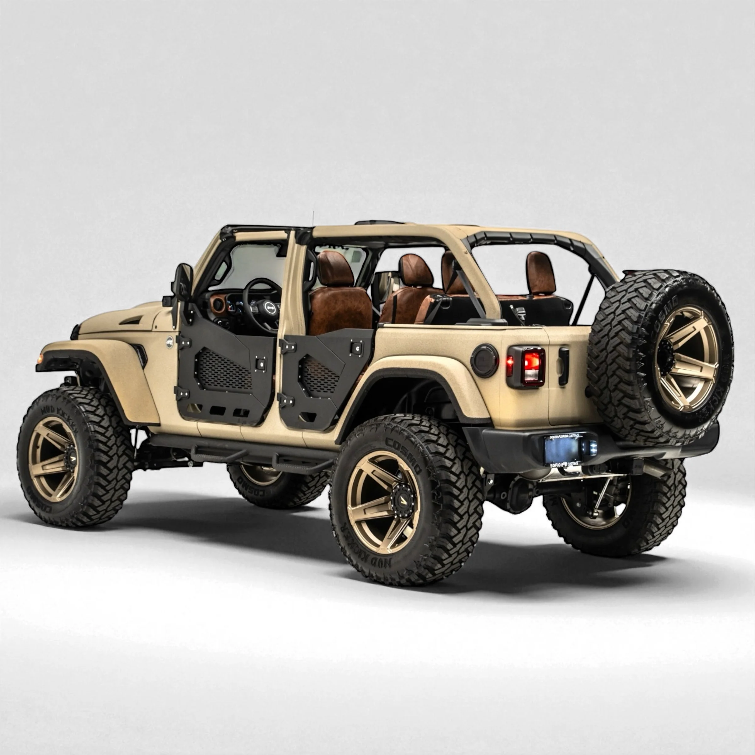 Jeep Wrangler Half Doors 4 door Set 2018-2026