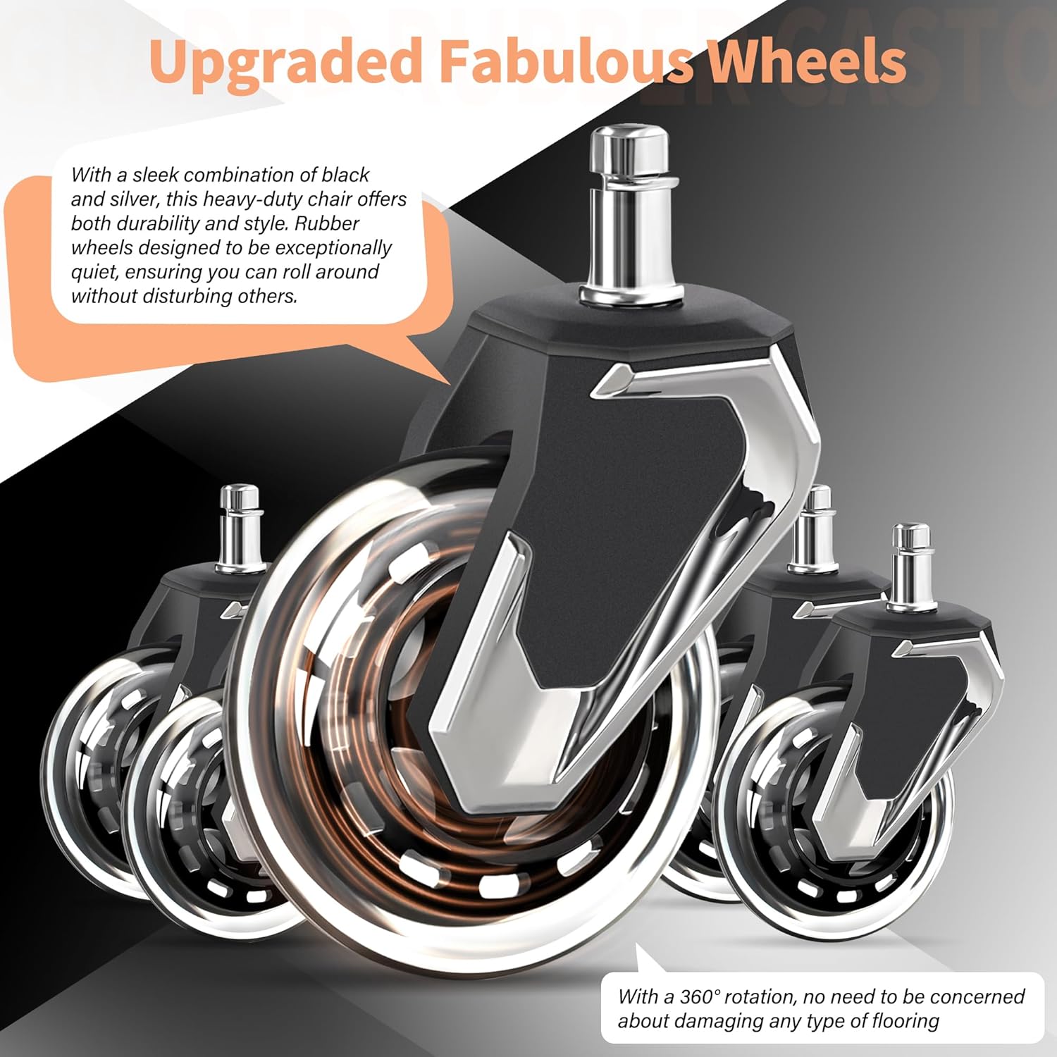 Big and Tall Office Chair 700lbs - Adjustable Headrest&Lumbar Support, 3D Flip Arms, Large Wheels &Heavy Duty Metal Base, Ergonomic High Back Computer Chair Desk Chair, Thick Padded Extra Wide Seat