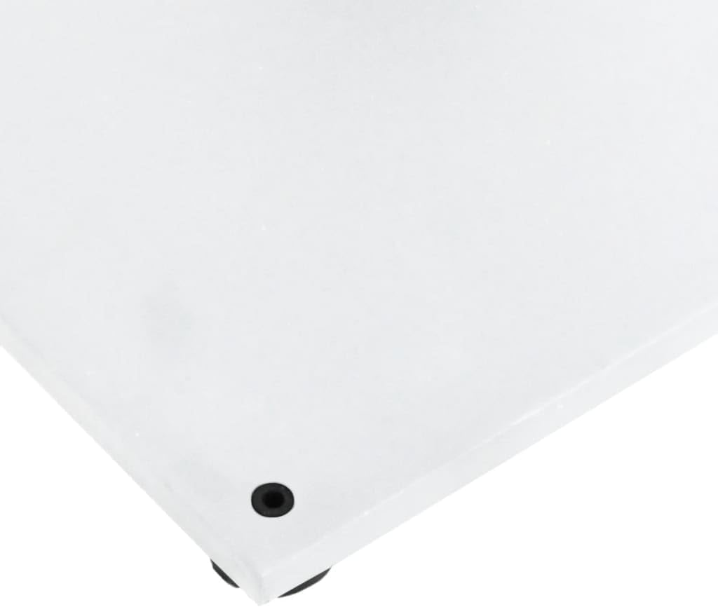 White Steel Parasol Base with Adjustable Armrests and Pole Adapters for Outdoor Umbrella Support, Medium Square Design for Patio, Garden, and Balcony Stability