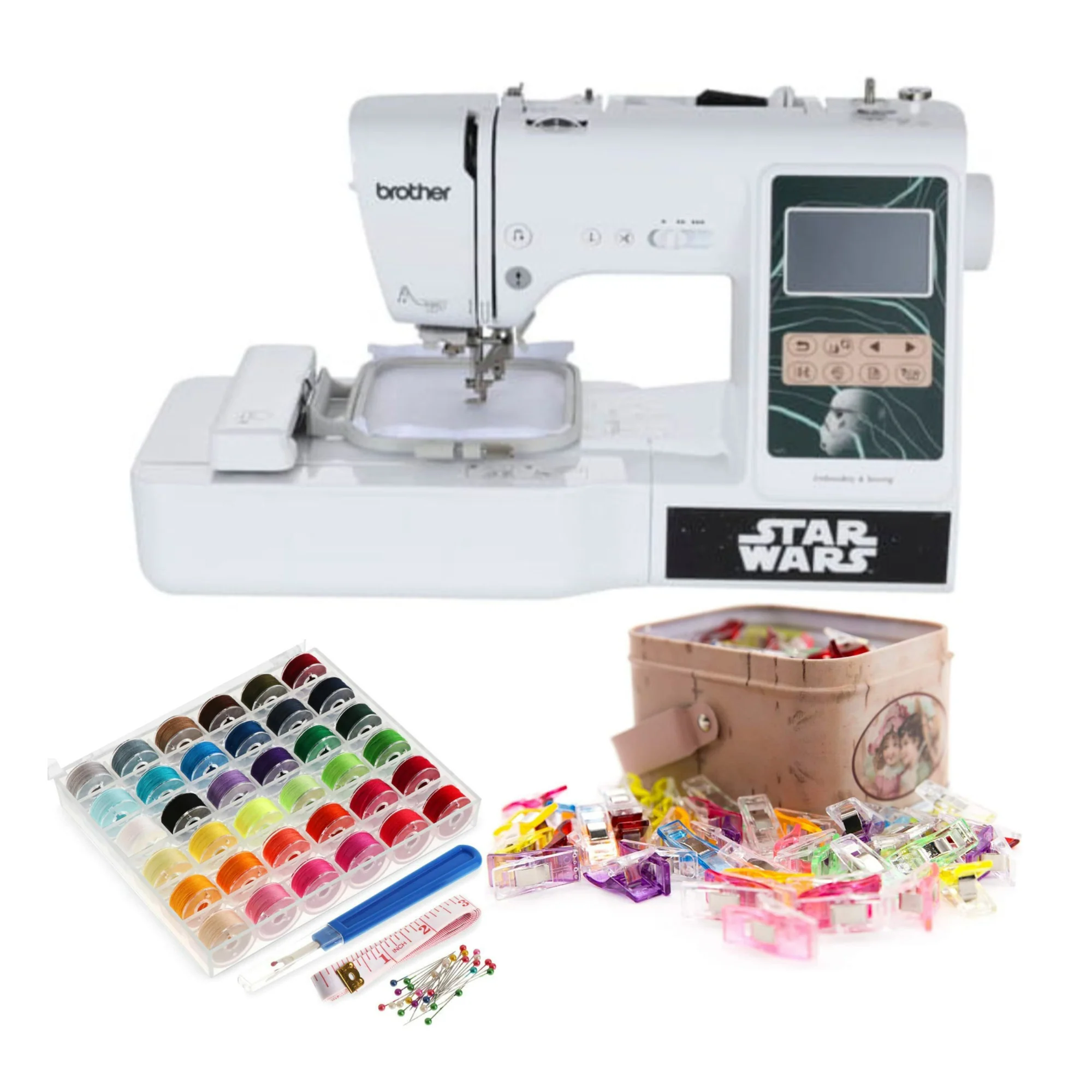 Brother LB5500S Star Wars Sewing and Embroidery Machine Bundle