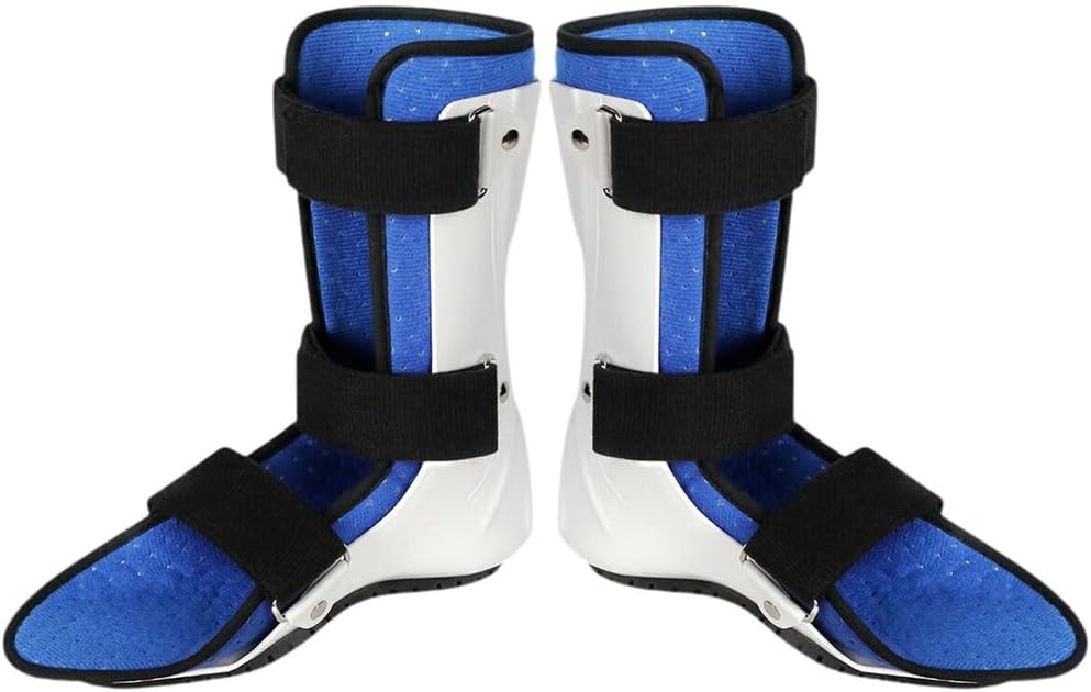 SFKLYU Splint Ankle Foot Brace, AFO Night Splint Ankle Foot Brace, AFO Drop Foot, Support Plantar Fasciitis Night Splint,A Pair,S