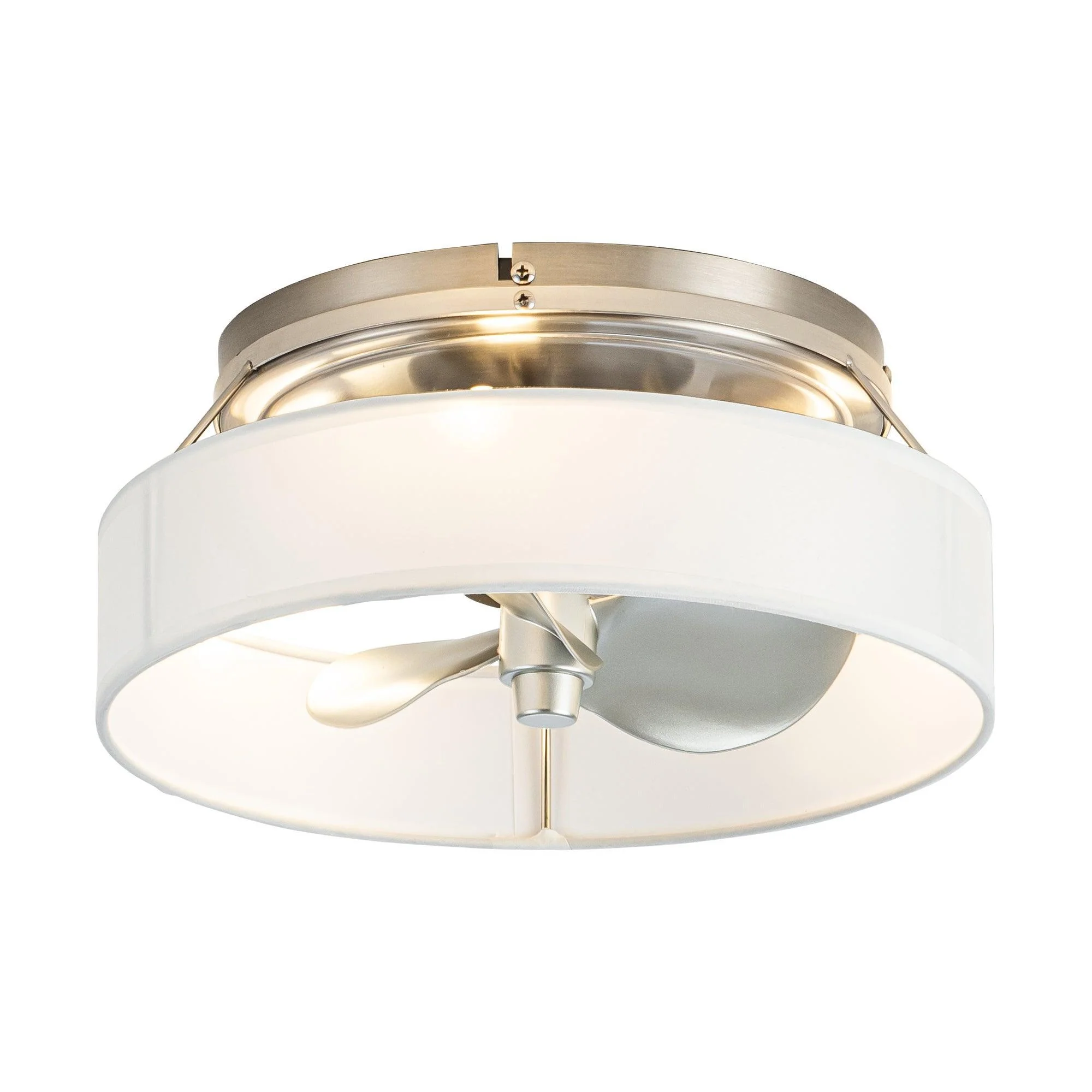 Parrot Uncle Vaczon 13-Inch Modern Flush Mount Ceiling Fan (F8293110V)