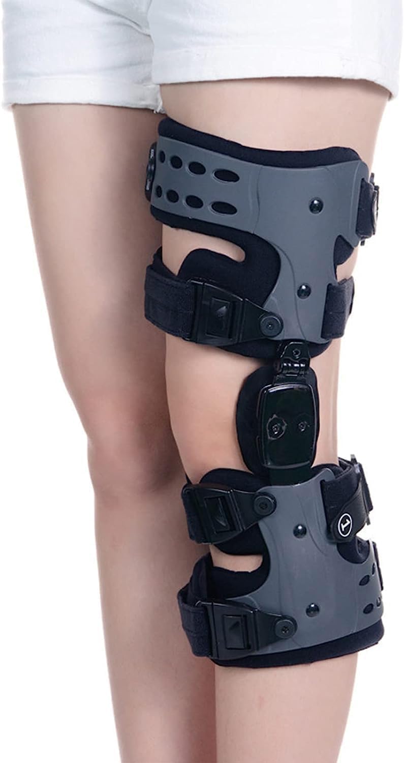 Osteoarthritis Knee Brace, Adjustable Knee Joint Fixation Bracket, Osteoarthritis Unloader Hinged, for Stabilizing Knee Brace Protection & Relief FKnee Joint Pain, Cartilage Repai(Right