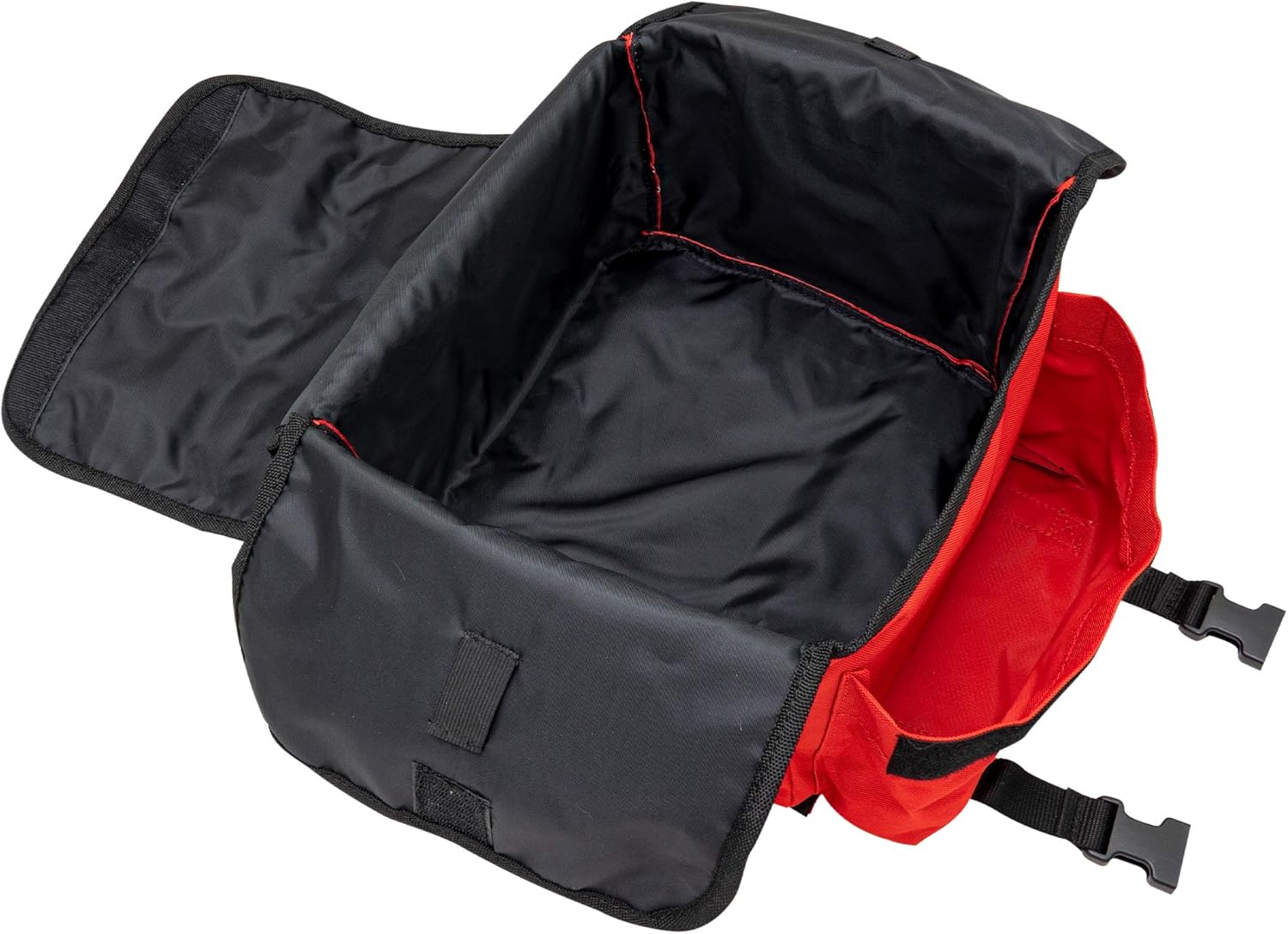 LINE2design Emergency Fire First Responder Kit - Fully Stocked EMS Supplies First Aid Paramedic Rescue Trauma Fill Kit - Emergency Medical EMT Supplies Portable Travel Size Kit - Red