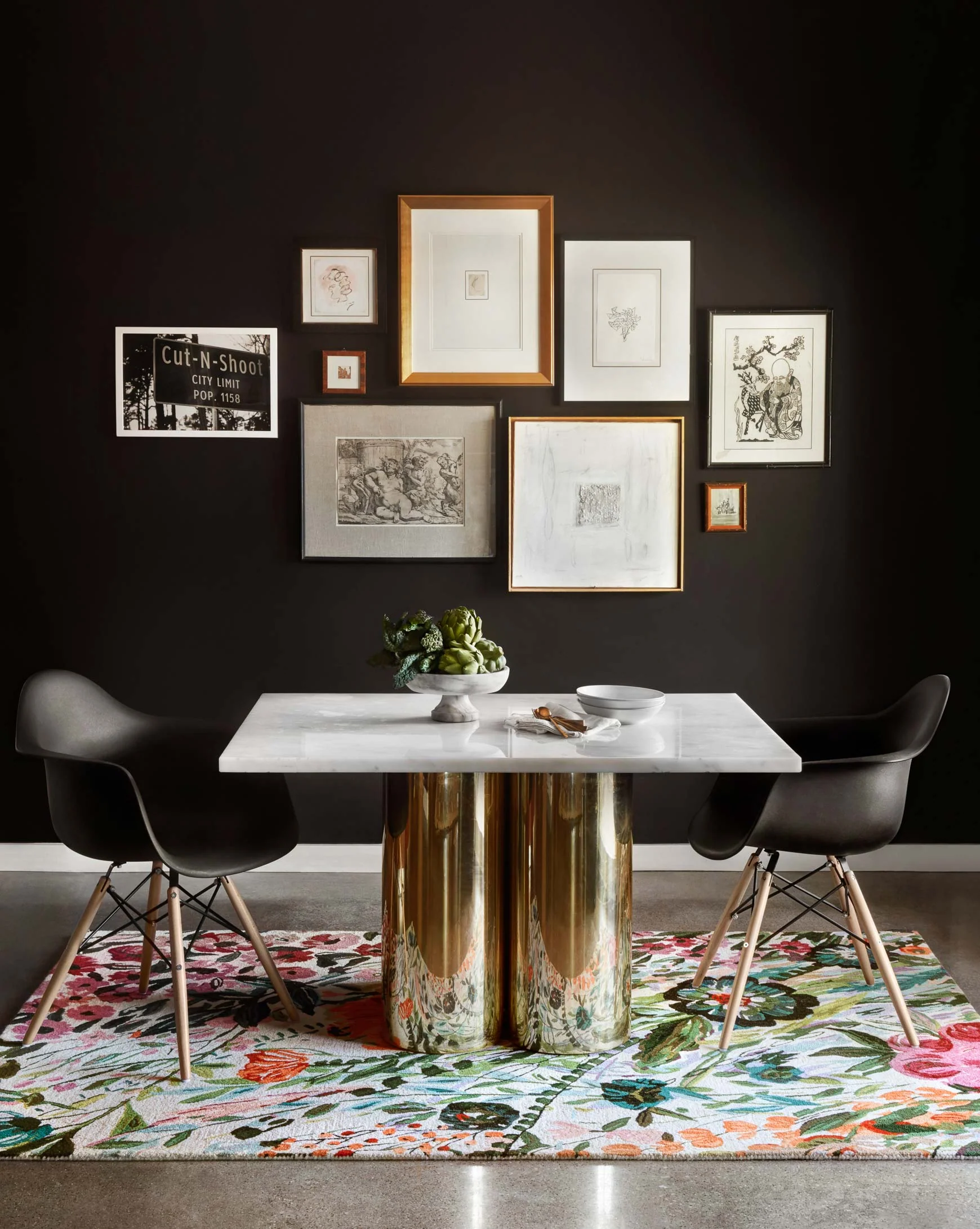 Loloi Wild Bloom Collection - Contemporary Hooked Rug in Ivory (WV-01)