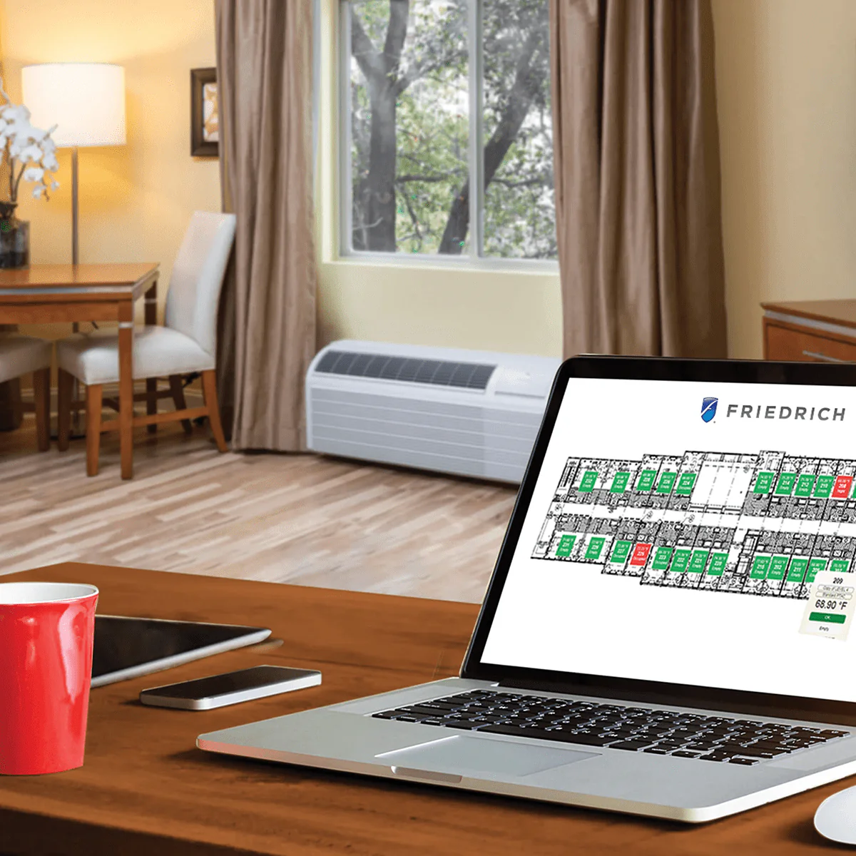 Friedrich 12,000 BTU ZoneAire Select PTAC w/ Electric Heat