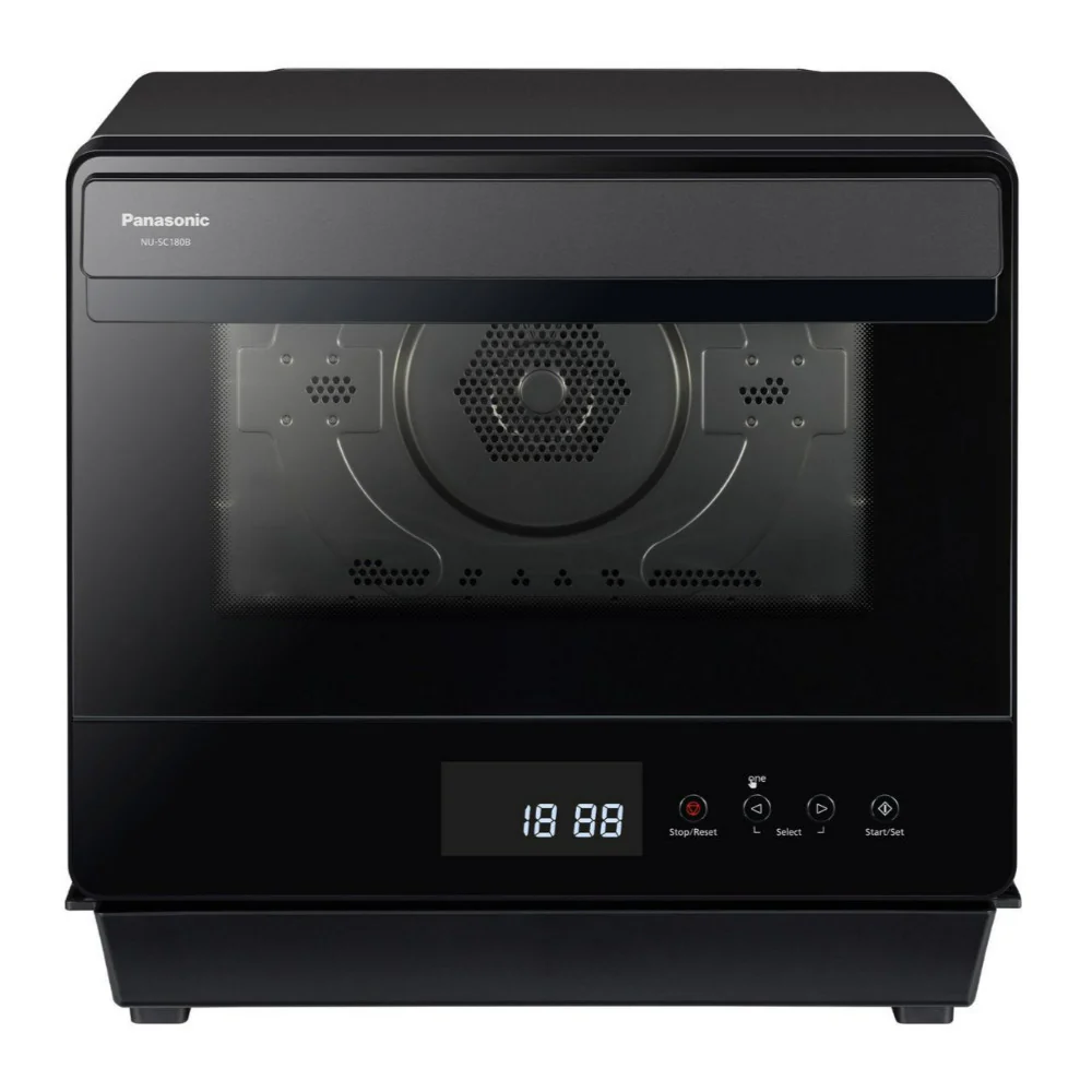 Panasonic HomeCHEF 7 in 1 Steam Black Multi Oven with 18 Menu Options