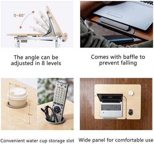 Adjustable Height Hospital Bed Table with Wheels Swivel Overbed Table for Home Use Laptop Desk for Bed Chair Cart Recliner Table for Hospital,Teak Color-Left-120cm/47.2in