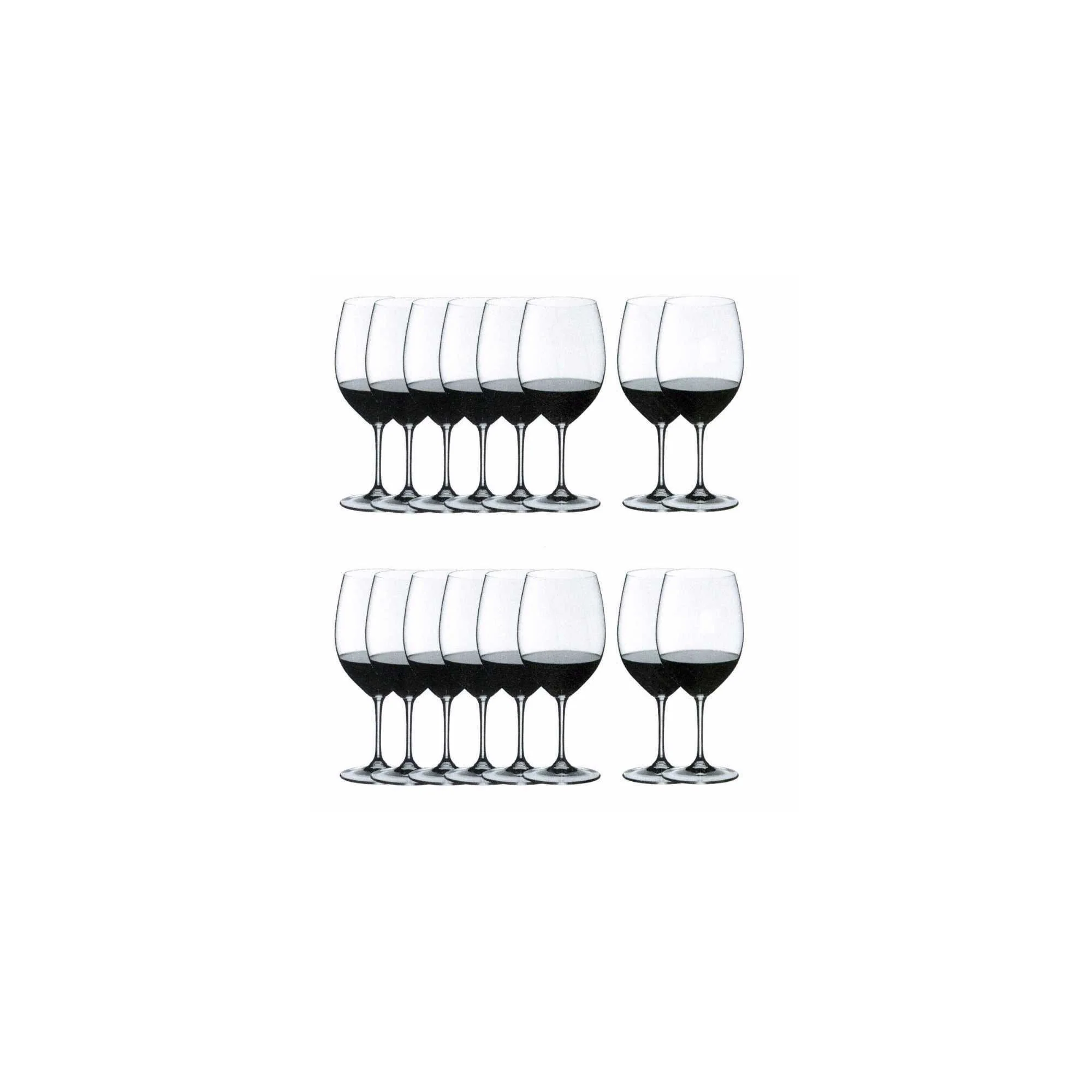 Riedel Vinum Bordeaux Wine Glasses (Set of 16)