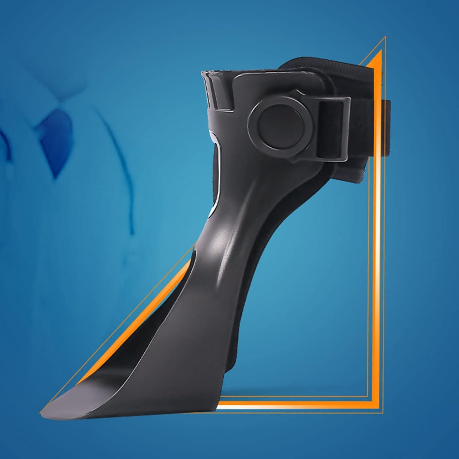 Anklefoot drop orthosis,Adjustable Foot Splint Brace, Drop Foot Support Splint, Support Brace, Drop Foot Brace Orthosis for Improved Walking Gait, Foot Drop, Plantar Fasciitis Achilles Tendonitis Left