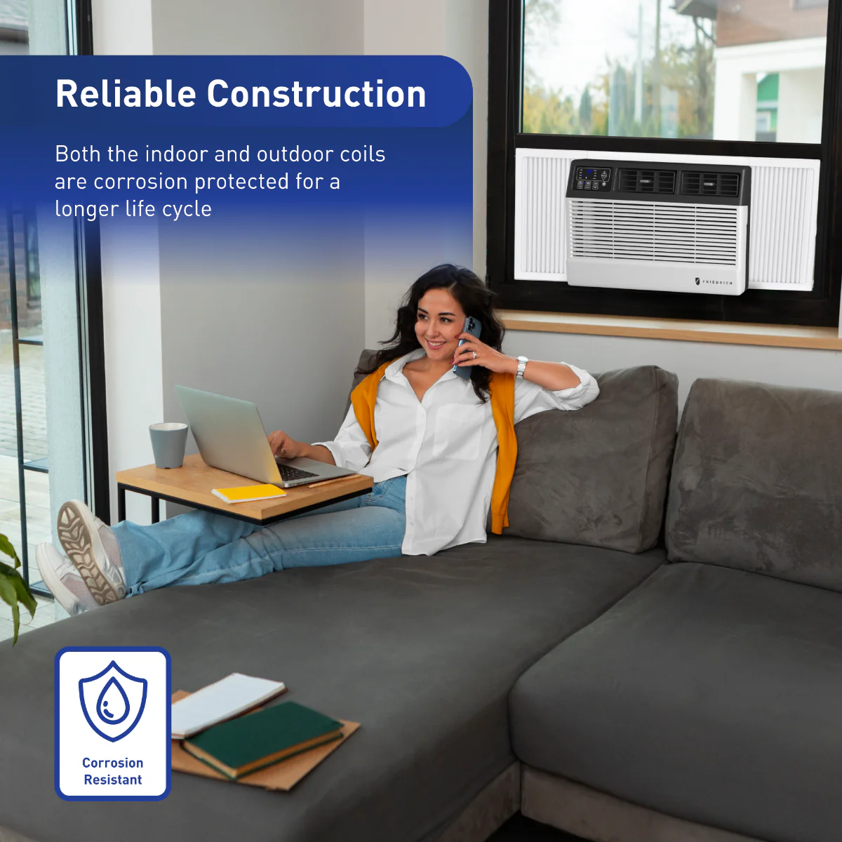 Friedrich Chill Premier 12,000 BTU Window AC w/ Slide Out Chassis