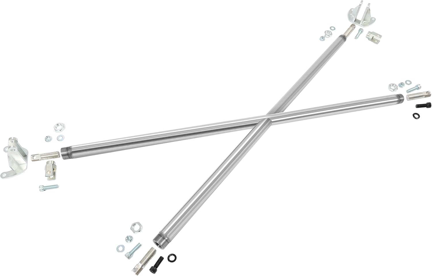 KUAFU C Pillar Crossbar Compatible with 1992-1995 Honda Civic 3-Door Hatchback Rear X-Cross Strut Bar Brace 304 Stainless Steel