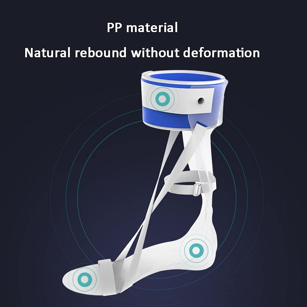 Drop Foot Brace - AFO Splint - Ankle Orthosis Support for Flat Feet, Nerve Injury, Foot Position, Relieve Pressure, Lightweight & Trimmable