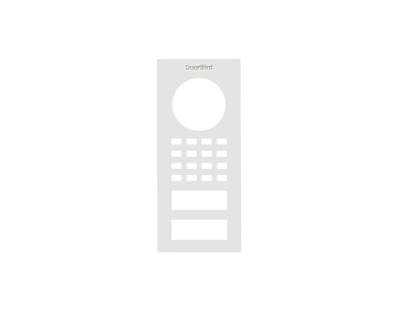 DoorBird Front Panel for D1101V Surface-Mount in Traffic White, RAL 9016